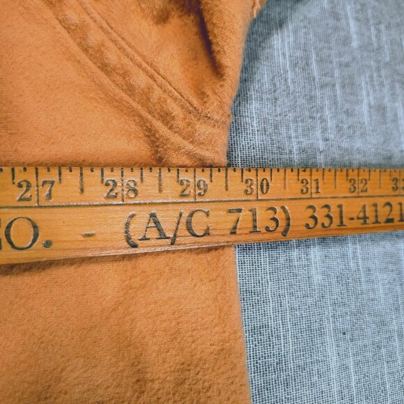 VINTAGE LL Bean Chamois Shirt Size XXL Tall Peach Long Sleeve Made in USA - Picture 10 of 10